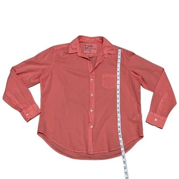 Frank & Eileen EILEEN Relaxed Button-Up Shirt XS – 100% Cotton Polar Flannel, Ex - Picture 5 of 9